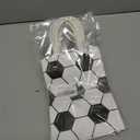 3 x Colodeol 8 Pcs Soccer Themed Party Gift Bags with Handles – Soccer Party Favor Bags, Paper Goodie Bags Treat Candy Bags for Kids Adults Soccer Party Supplies