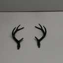 Deer Antlers Artificial Deer Antlers Fake Reindeer Antlers DIY Cosplay Animals Horn Headband Ornament for Christmas Parties Holiday Favors DIY Halloween Holiday Accessories (Black,18cm)