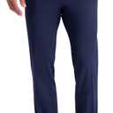 Kenneth Cole REACTION Men's Slim Fit Fashion Patterned Dress Pant (34W x 30L, Blue)