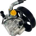 ALADICHE Power Steering Pump with Pulley Compatible with 2010-2013 Kia Forte, for 2012-2013 Forte5, for 2010-2013 Forte Koup (L4 2.0L/2.4L)
