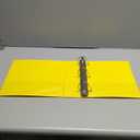 Samsill Durable 2 inch 3 Ring Binder, Made in USA, D Ring Binder, FSC 100% Recycled Chipboard, Yellow