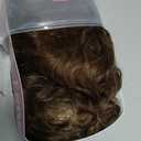 Fencca Brown Highlights Long Curly Wigs for Women Heat Resistant Synthetic Hair Brown Mixed Blonde Wave Curly Wig