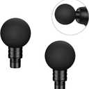 Massage Gun Heads,2 PCS Round-Head Massage Gun Attachments,0.75 Inch Diameter Massage Gun Replaceable Soft Heads,19mm Diameter Muscle Massager Attachments for Back Massager Exchanging