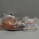 HollyHOME Stick Horse Plush Handcrafted Hobby Horse on a Stick with Wood Wheels Real Pony Neighing and Galloping Sounds for Kids Toddlers Dark Brown 36 Inches(AA Batteries Required)