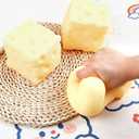 Giant Cheese Squishy Big Slow Rising Sensory Fidget Toy, Jumbo Squeeze Cheese Cube for Stress Relief, Soft Hand Squeeze Toys, Portable Calming Gift for Adults Office Desk