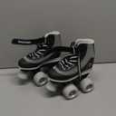Roller Derby Firestar Youth Skates for Girls, Boys, Beginners, Kids (12, Black/Gray)