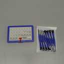 Upgrade Version Magnetic Eye Glass Repairing Kit, Eyeglass Repair Tool Kit with Compact Screw Box Includes Nose Pads, Precision Screwdriver Set, Screws, Tweezer for Eyeglass, Sunglass, Spectacles Watch