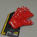 Nxtrnd G1 Pro Men's Football Gloves, Adult Sticky Receiver Gloves (Red, Medium)