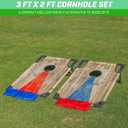 GoSports Portable Cornhole Game Sets Premium Outdoor Lawn or Beach Toss Game