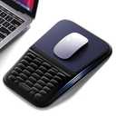 Vaydeer Ergonomic Mouse Pad with Wrist Rest – Memory Foam Mouse Pad with Wrist Support & Massage Bulge, Non-Slip PU Base, Relieves Carpal Tunnel Pain – Ideal Mouse Wrist Rest for Office & Home