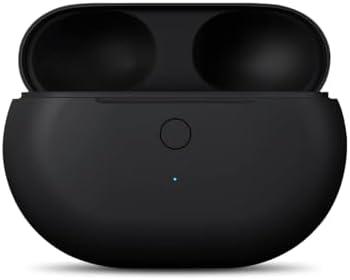 Jinstyles Charging Case Replacement Compatible with Beats Studio Buds, Charger with Bluetooth Pairing Sync Button & 660mAh Built-in Battery (Not Include Beats Studio Buds) Black