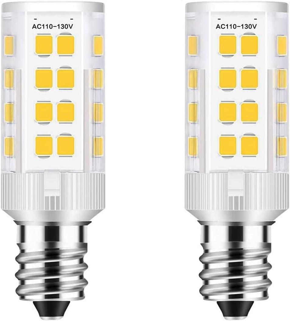 Aooallme E14 European Base Bulb e14 led Bulb Turkish Lamp Bulb Replace Dimmable 4W Equivalent 40W Incandescent Bulb, AC 110V-130V Warm White 3000K, 400LM 2Pack (Warm White)