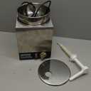 WantJoin Nacho Cheese Dispenser with Pump - 2.2Qt Nacho Cheese Warmer,Stainless Steel Hot Fudge Warmer W/5-Level Temperature Adjustment,Commercial Hot Fudge Dispenser for Hot Fudge Cheese Caramel (Sliver)