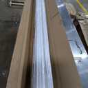 DEZ FURNISHINGS Cordless 2" Signature Faux Wood Blind, 70" W x 48" H, Embossed White