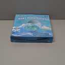 Baby Pool Float No Flip Over, Inflatable Baby Float with Sun Protection Canopy, Baby Swimming Float, Baby Swim Float with Double Air Chambers, Add Tail for Age of 3-36 Months (Large, Blue)