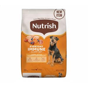 Nutrish Everyday Immune Support Dry Dog Food, Chicken, Salmon, Blueberry & Pumpkin Recipe, 13 lb. Bag (Rachael Ray, BB: JUNE 13,2026)