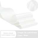 HUIHUANG White Satin Ribbon 4 inch Wide Double Faced Polyester Large Ribbon for Chair Sash Wedding Party Supplies Cake Decor Bows Making Flower Bouquet Sewing Crafts Gift Wrapping -10 Yards/Roll