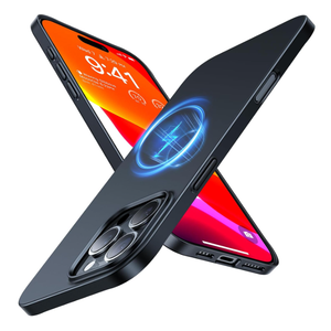 TORRAS Magnetic SlimFit for iPhone 16 Pro Max Case 6.9 inch, UltraThin 16 ProMax Phone Case Compatible with MagSafe, Light AntiScratch Matte Hard PC Bayer OriginFit, Black