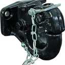 Buyers Products 10040 15 Ton Pintle Hook W/ Mounting Kit, MGTW 30,000 Lbs, 6,000 Lbs MVL Pintle Hitch
