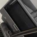 SPARTA Duo-Pan Upright Dust Pan and Broom Set, Essential Cleaning Tools for Home and Commercial Use, 36" Handle, 1 Count, Black