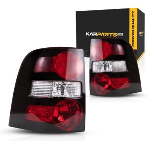 For Ford Explorer 2006 07 08 09 2010 Tail Light Driver and Passenger Side | Pair | Clear and Red Lens | Replacement For FO2818140, FO2819140 | 6L2Z13405CA, 6L2Z13404CA