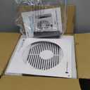 KOVIET 8" Room to Room Ventilation Fan with Remote, Quiet Reversible Through the Wall Air Transfer Fan, 10-Speed Smart Exhaust Vent, Temperature Control, ETL Certified for Bedroom, Kitchen, Laundry (White)