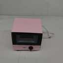 DASH Mini Toaster Oven Cooker for Bread, Bagels, Cookies, Pizza, Paninis & More with Baking Tray, Rack, Auto Shut Off Feature - Pink