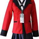 Yumeko Jabami Costume School Uniforms Anime Cosplay Party Full Set (X-Large)