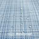 Kevin Textile Pack of 2 Decorative Outdoor Waterproof Throw Pillow Covers Stripe Square Pillowcases Modern Cushion Cases for Patio Couch Bench 18 x 18 Inch Light Blue