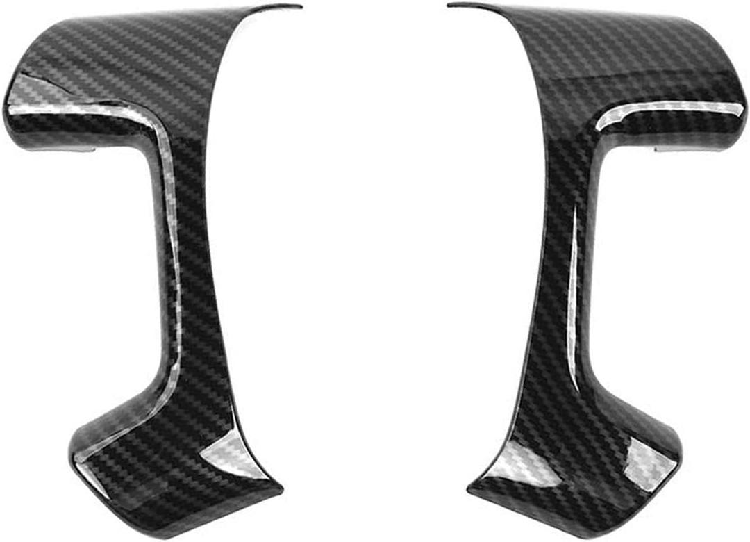 RAZPOY Carbon Fiber Steering Wheel Trim Cover Compatible with Chevy Silverado/Tahoe/Suburban/Avalanche/ESCALADE/GMC-Yukon/GMC-Sierra 2007-2013
