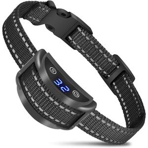 2 x Dog Bark Collar, Smart Anti Bark Collar with 5 Sensitivity Levels, Waterproof Barking Collar with Beep Vibration and Optional Shock, Automatic No Bark Collars for Large Medium Dogs