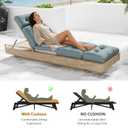 AOFEITE Outdoor Lounge Chair Cushions Set of 2, Water Fade Resistant