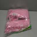 Tudomro Embroidery Pink Bow Tulle Table Runner 9.2 ft Coquette Pink Cheesecloth Table Runner 110 Inch Gauze Boho Dining Decor for Wedding Birthday Baby Shower Christmas Valentine's Home Decor