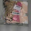 TKSBAG 20 Pack Small Pink Thank You Gift Bags With Handles-5.5''x 2.5''x4.7'' Mini Gift Bags Bulk for Baby Shower, Birthday, Wedding, Back to School, Summer Party