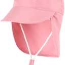 Baby Toddler Sun Hat Beach Hat for Boys and Girls UPF 50+ (2-4T, Pink)