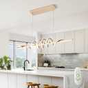 Dining Room Light Fixture 47″ 51W LED Dimming Linear Kitchen Light