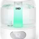 DREO Humidifiers for Bedroom, Cool Mist 3L Humidifiers with 30Hr Runtime, Top Fill 3L Tank, Easy Clean, Humidity Sensor, Night Light for Baby, Nursery, 360 Nozzle for Plants and Home