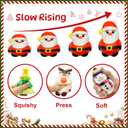 2025 Christmas Advent Calendar, 24 Days Countdown Calendar Jumbo Slow Rising & Mochi Squishy Toys Soft Cute Stress Relief Toys for Kids Girls Boys Teens Rewards Christmas Party Favor Gifts