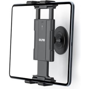 OHLPRO Tablet Wall Mount Holder for iPad, 360° Adjustable Swivel No-Drill 3M Adhesive Stand for Kitchen Compatible with 5-13 Inch Smartphones iPads Samsung Tab Fire HD Kindle & More Devices