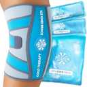 Knee Ice Pack Wrap (1 Pack) - Adjustable Ice Pack for Knees Surgery, Replacement, Arthritis Pain, ACL, Sports Injuries, Post Surgery, for Long Duration - 1 Pack