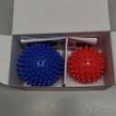 Pack of 2 Spiky Hard Massage Balls - Foot Arch Trainer Plantar Fasciitis, Muscle Massager Ball Exercise