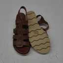 MIA Shoes Womens Tahna Lug Strappy Dress Sandals Luggage Brown Size 9.5