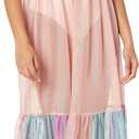 Shoshanna Women's Halter Slip Mesh Midi Dress (L)