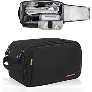 AirMini CPAP Travel Bag Compatible with ResMed AirMini Machine and Accessories, CPAP Supplies Organizer Case, 11.4"x4.7"x6.3" (Black)