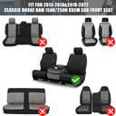 SAPUBK Custom-Fit Front Seat Covers Replace for 2013-2018 Dodge Ram and 2019-2022 Classic Ram 1500 2500 Crew Cab, Premium Neoprene with Composite Soft Foam Lining Breathable Seat Cover Cushion