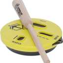 Hunters Specialties HS Strut Cookie Cutt'R Tracer Turkey Clucks Yelps Purrs Hunting Friction Lid Slate Pot Call, Yellow
