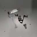 uxcell U Shape Square Tube Clamp, 20x30mm U Shaped Bracket 304 Stainless Steel Square Strap Clamp with Bolt Plate Nuts and Wrench for Pipes Door Closed Bar Holder Railings