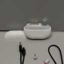 Electric Nail Clipper, 4 in 1 Fingernail Trimmer with LED Light, Type-C Rechargeable Safety Electric Nail Trimmer with Polishing and Grinding for Baby, Kids, Seniors, Caregivers etc. (White)