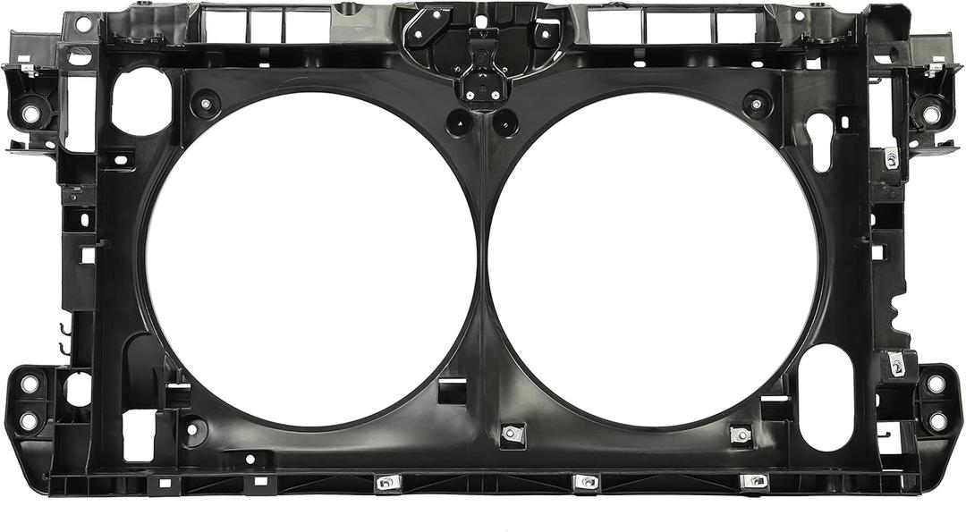 ECOTRIC Black Radiator Support Assembly Compatible with 2010-2013 Nissan Altima 2009-2014 Maxima Replacement for NI1225185 625009N00A Radiator Brace