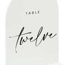 4x6 Inch White Arch Acrylic Sign with Stand | 10 Pack Blank White Acrylic Arch Table Signs with Base for DIY Wedding Table Numbers, Wedding Table Sign, Events& Parties